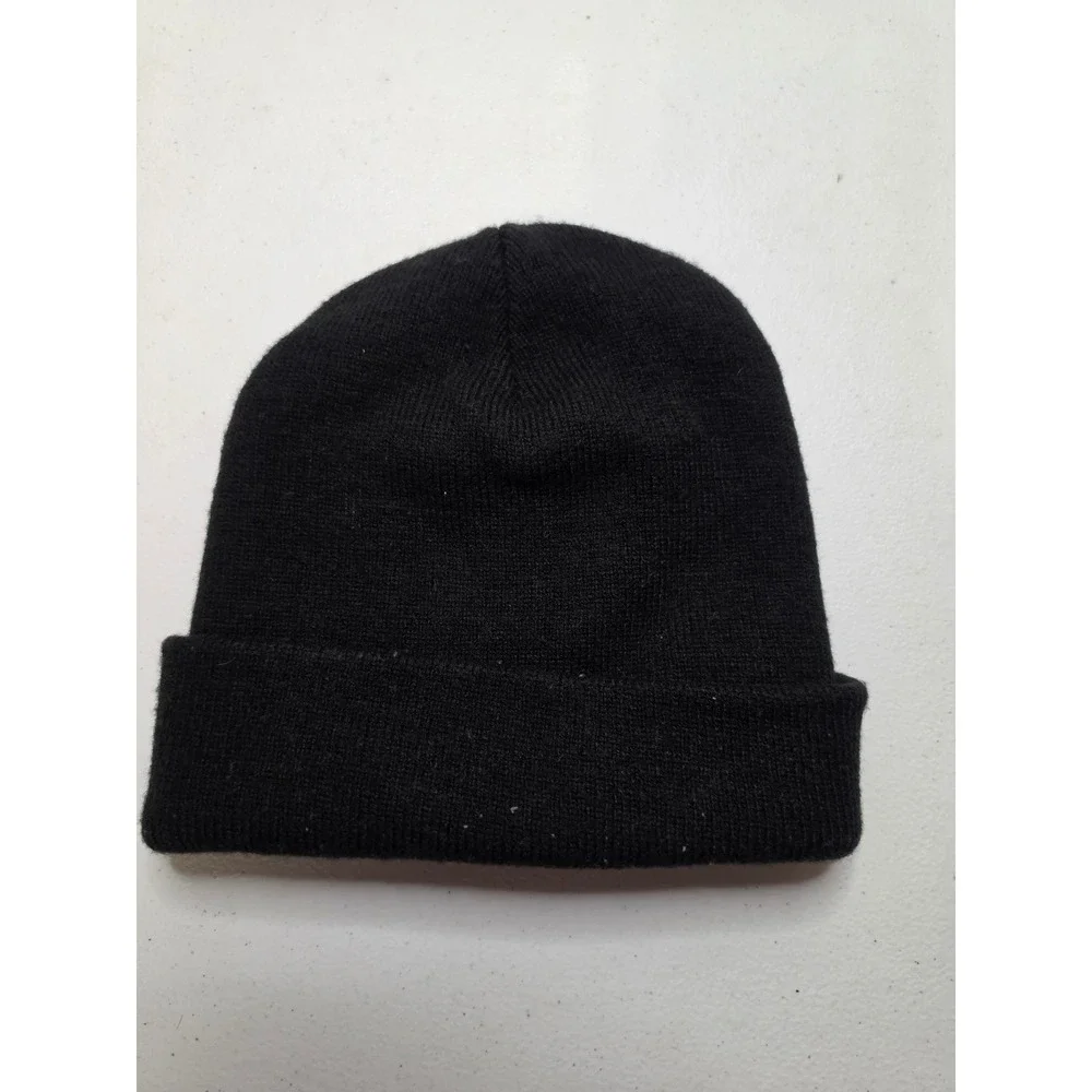 Carhartt Youth Acrylic Watch Hat Black Cuffed Beanie Logo Patch OSFM Kids